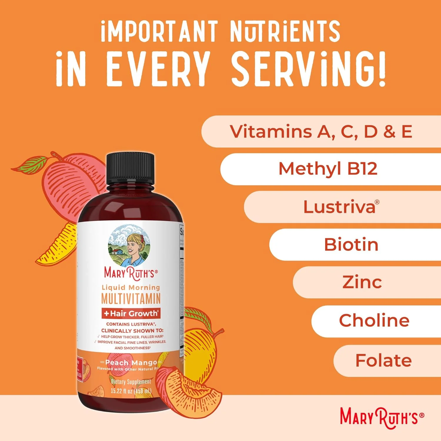 MaryRuth’s Liquid Multivitamin + Hair Growth - Image 2