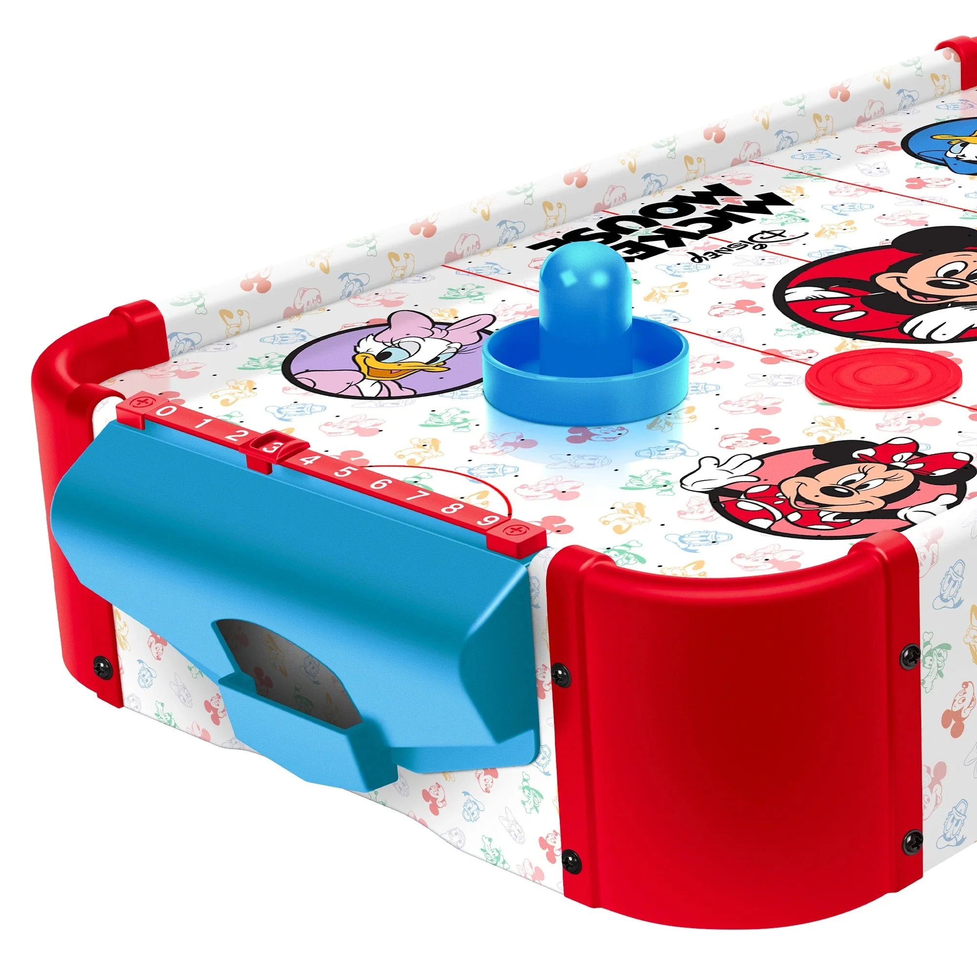 Mickey Mouse Electronic Tabletop Air Hockey (Wood) - Image 3