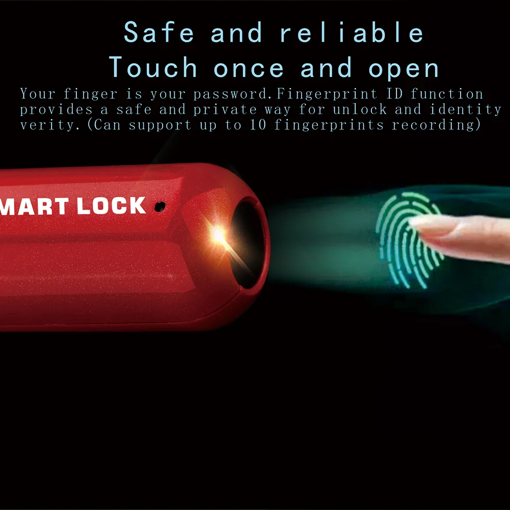 Mini Fingerprint Padlock - Image 3