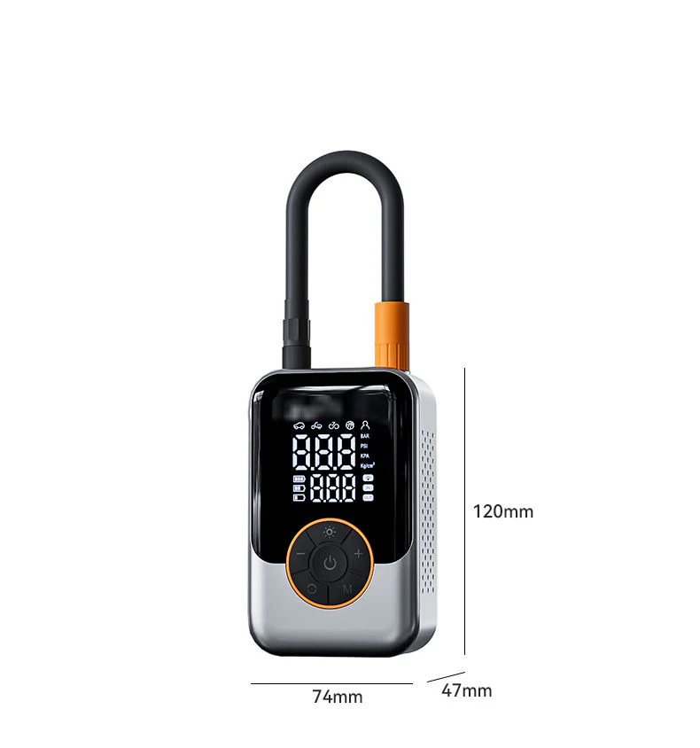 Mini Portable Wireless Electric Tire Inflator with LED Display - Image 7