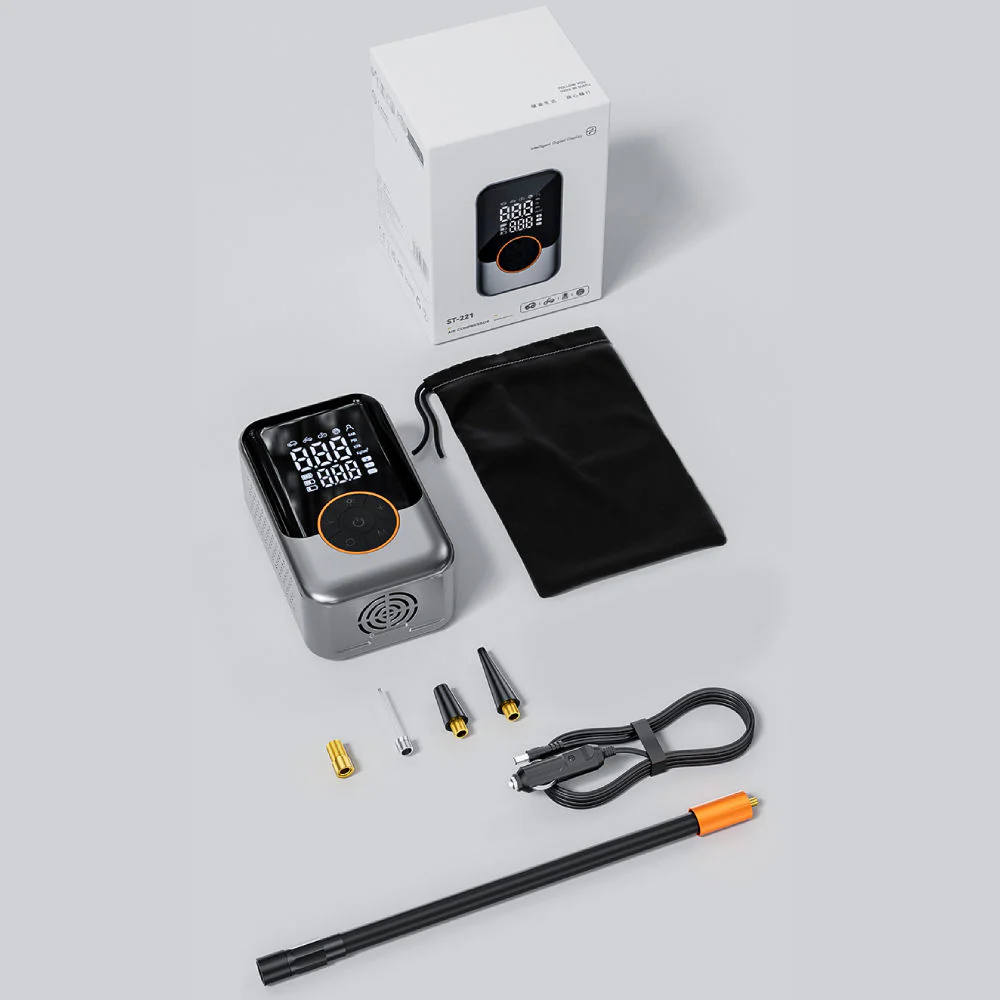 Mini Portable Wireless Electric Tire Inflator with LED Display - Image 9