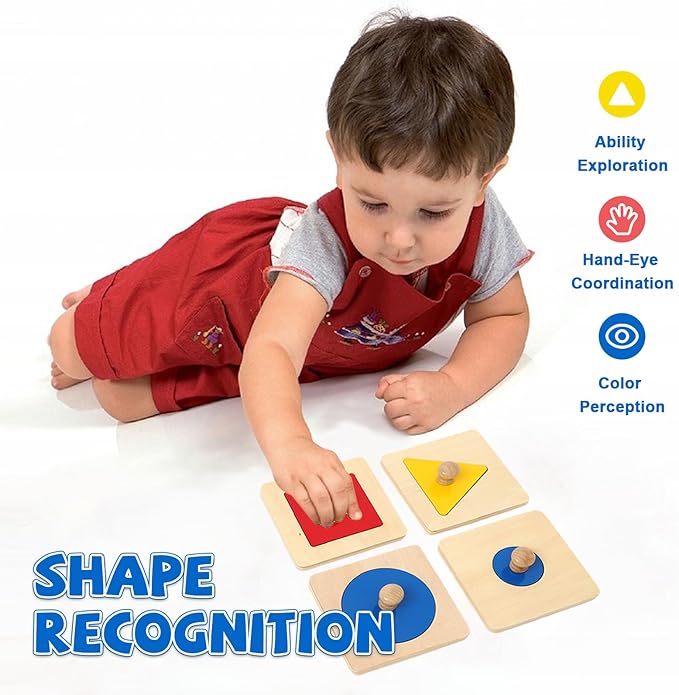Montessori Baby Toys – Colorful Shape Puzzles - Image 5