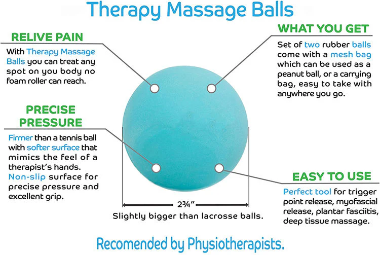 Muscle Massage Ball – Yoga, Pilates & Sports Recovery - Image 2