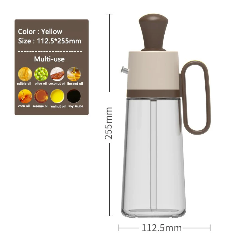 Oil Dispenser Bottle with Silicone Brush - Image 12