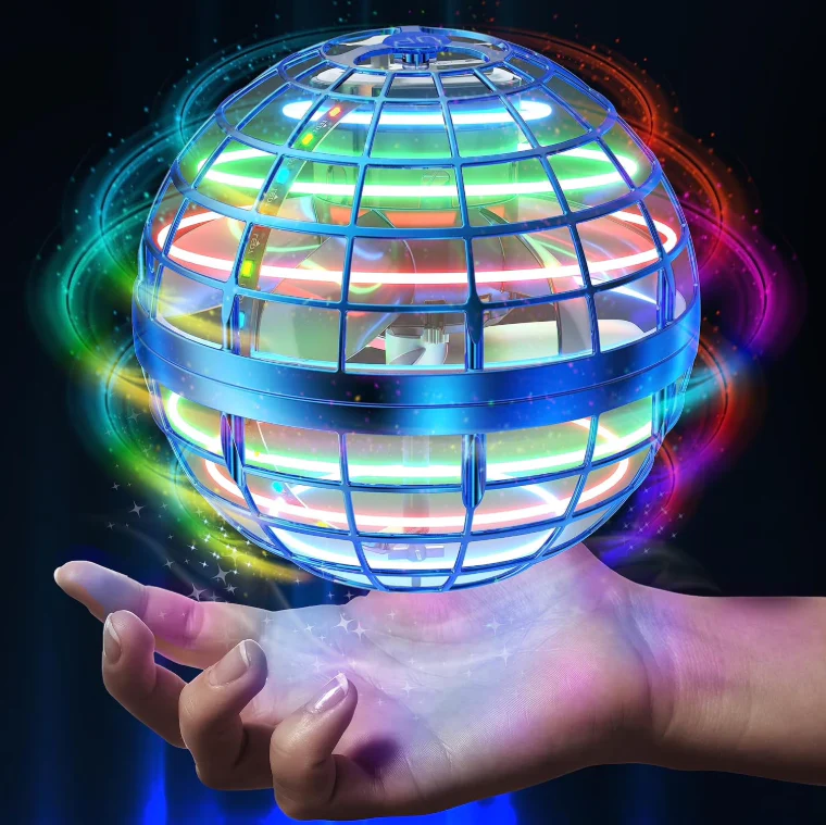 Orbit Sphere Flying LED Hover Ball – Hand-Controlled Orb Drone with 360° Spin