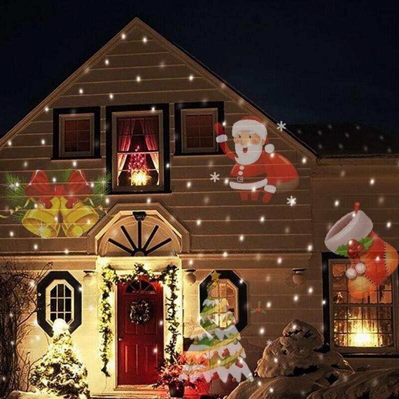 Outdoor Holiday Projector LED Light – 12 Interchangeable Slides for Christmas, Halloween, Easter, New Year & Seasonal Party Decorations, Waterproof Projection Lamp - Image 5