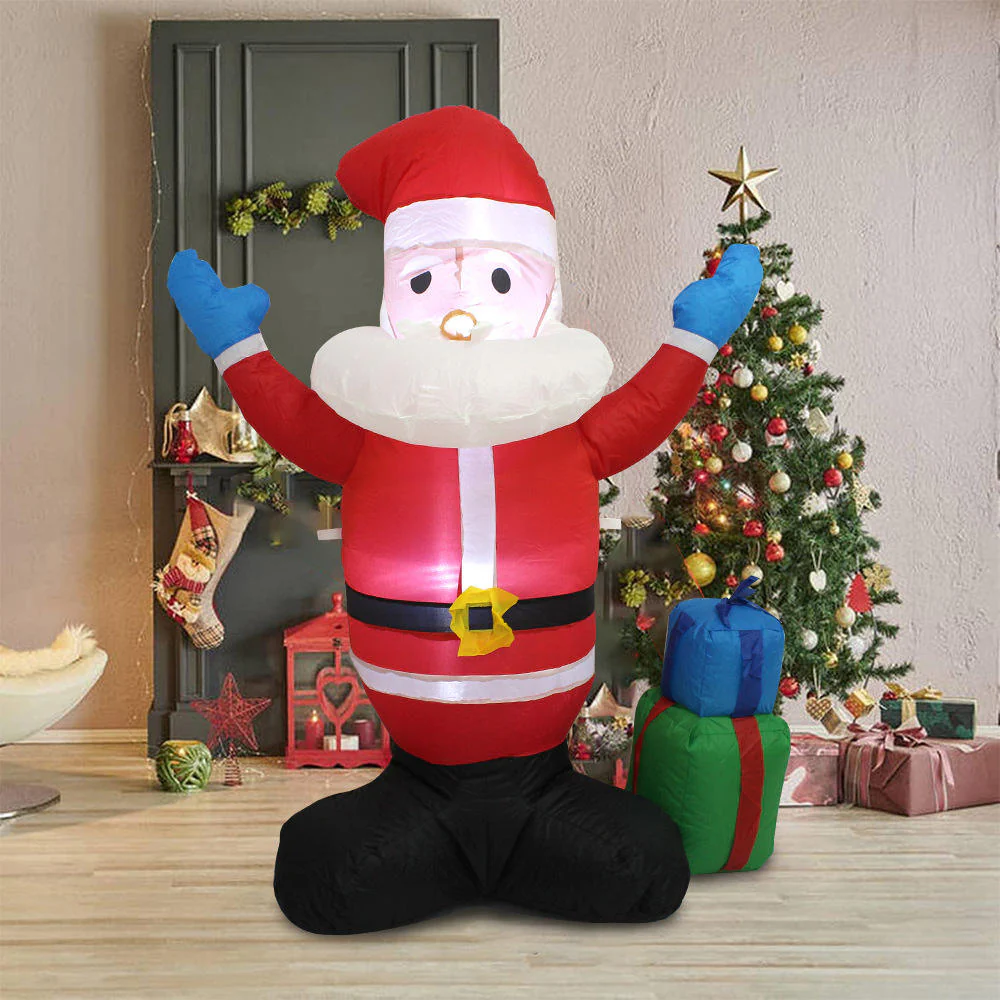 Outdoor Inflatable Giant Santa Claus Decoration – Festive Air-Blown Christmas Display - Image 4