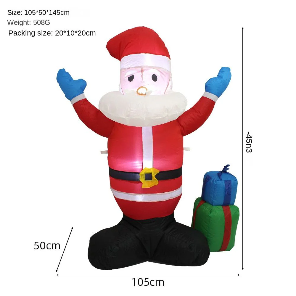 Outdoor Inflatable Giant Santa Claus Decoration – Festive Air-Blown Christmas Display - Image 6