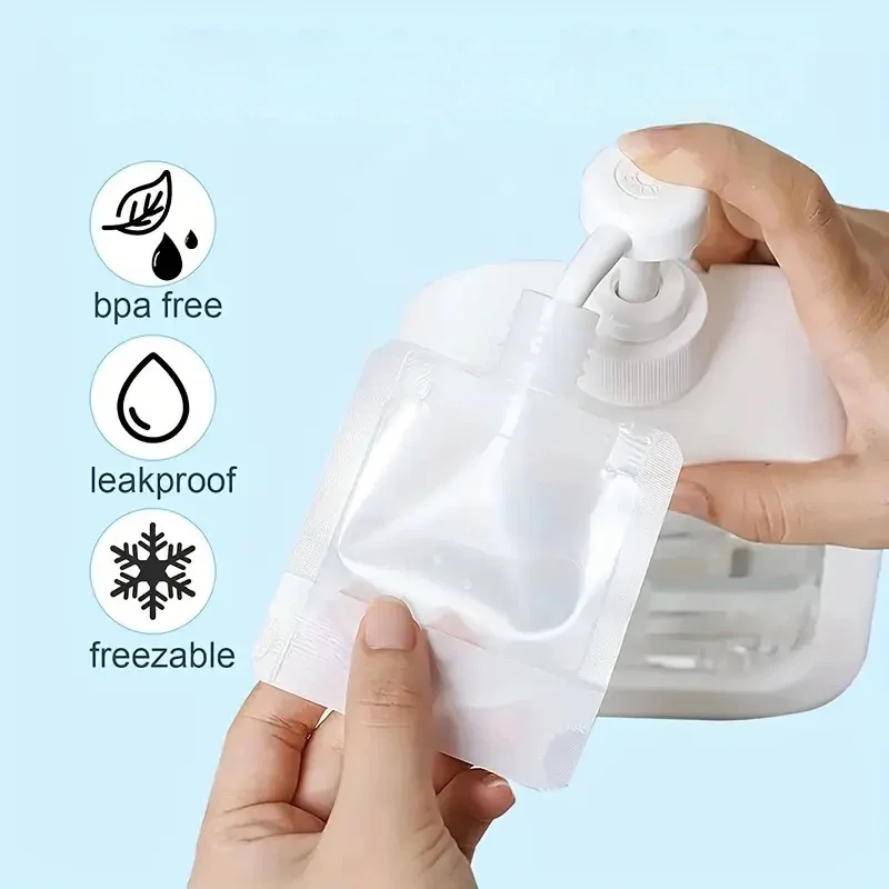 Portable Liquid Cosmetics Reffilable Squeeze Pouch - Image 6