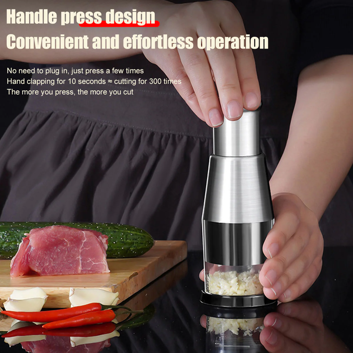 Pressed Garlic Chopper - Image 4