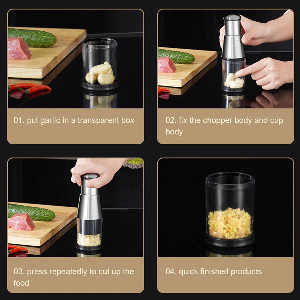 Pressed Garlic Chopper - Image 5