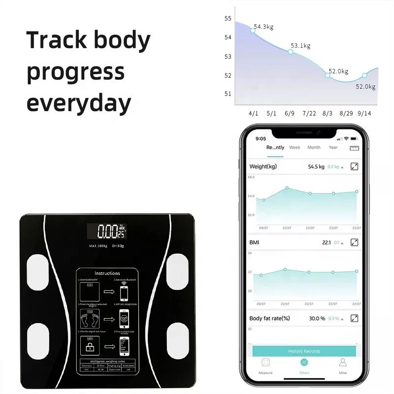Smart Bluetooth Body Fat Scale with App Integration - Image 3