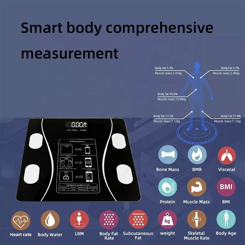 Smart Bluetooth Body Fat Scale with App Integration - Image 4