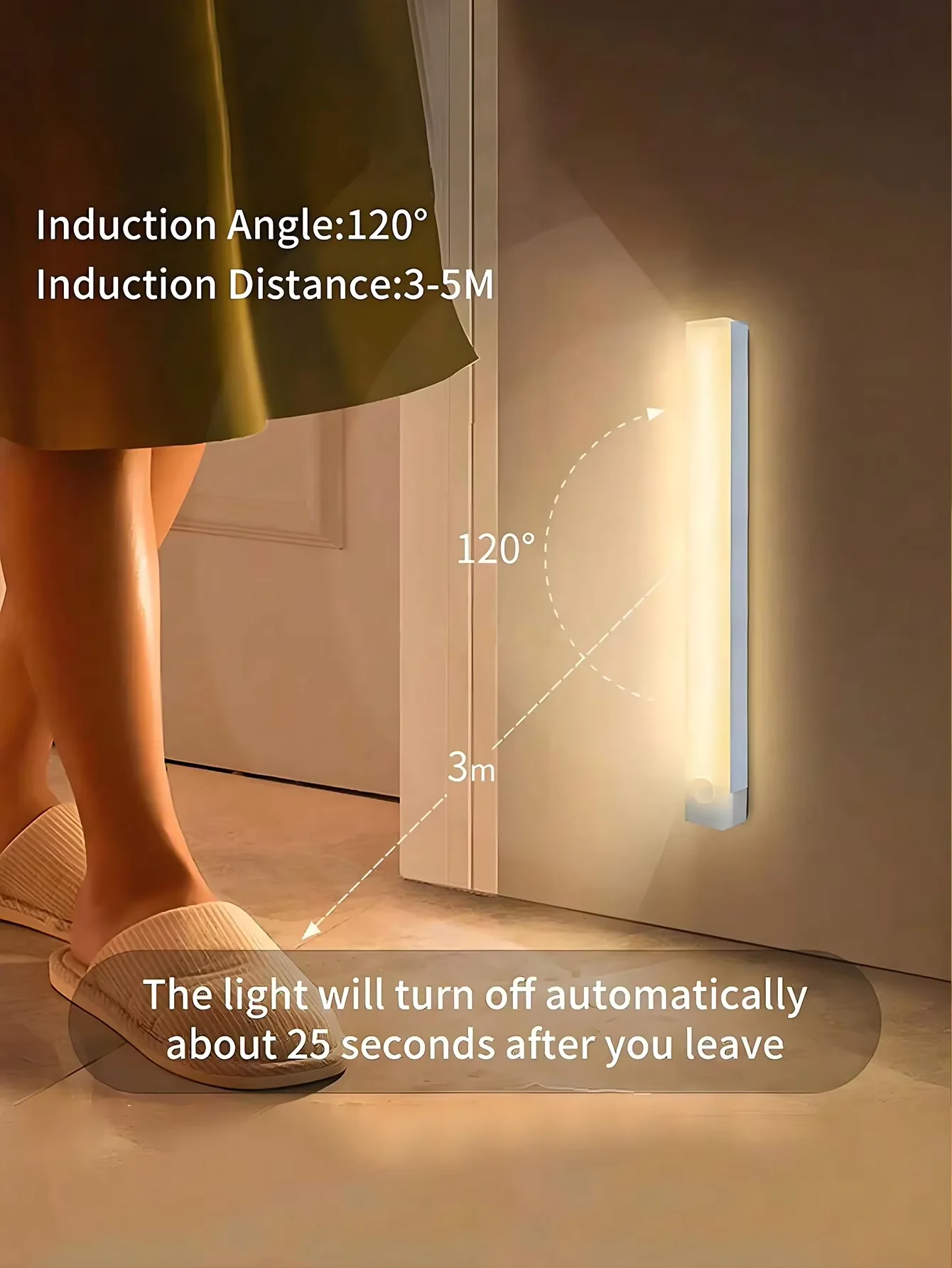 Smart Motion Sensor Light – Rechargeable LED for Closet, Bedroom & Hallway - Image 7