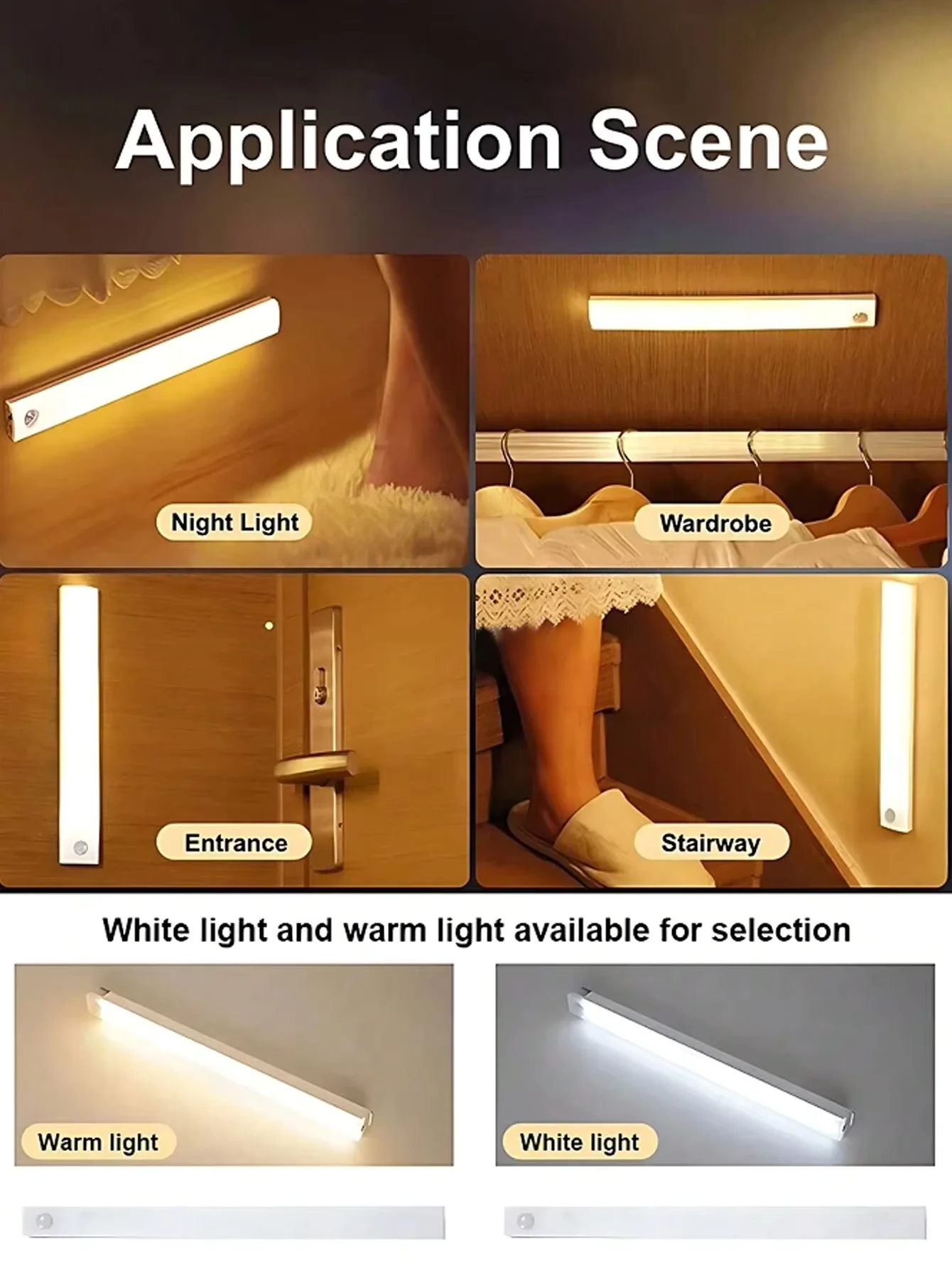 Smart Motion Sensor Light – Rechargeable LED for Closet, Bedroom & Hallway - Image 8