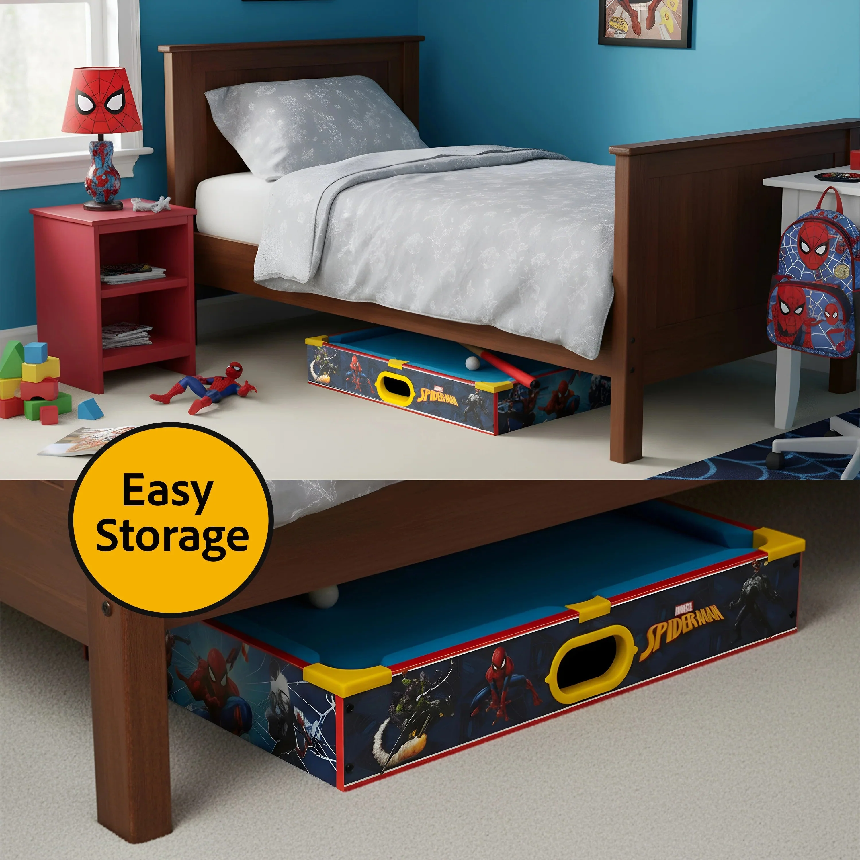 Spider-Man Wooden Tabletop Pool Table - Image 4