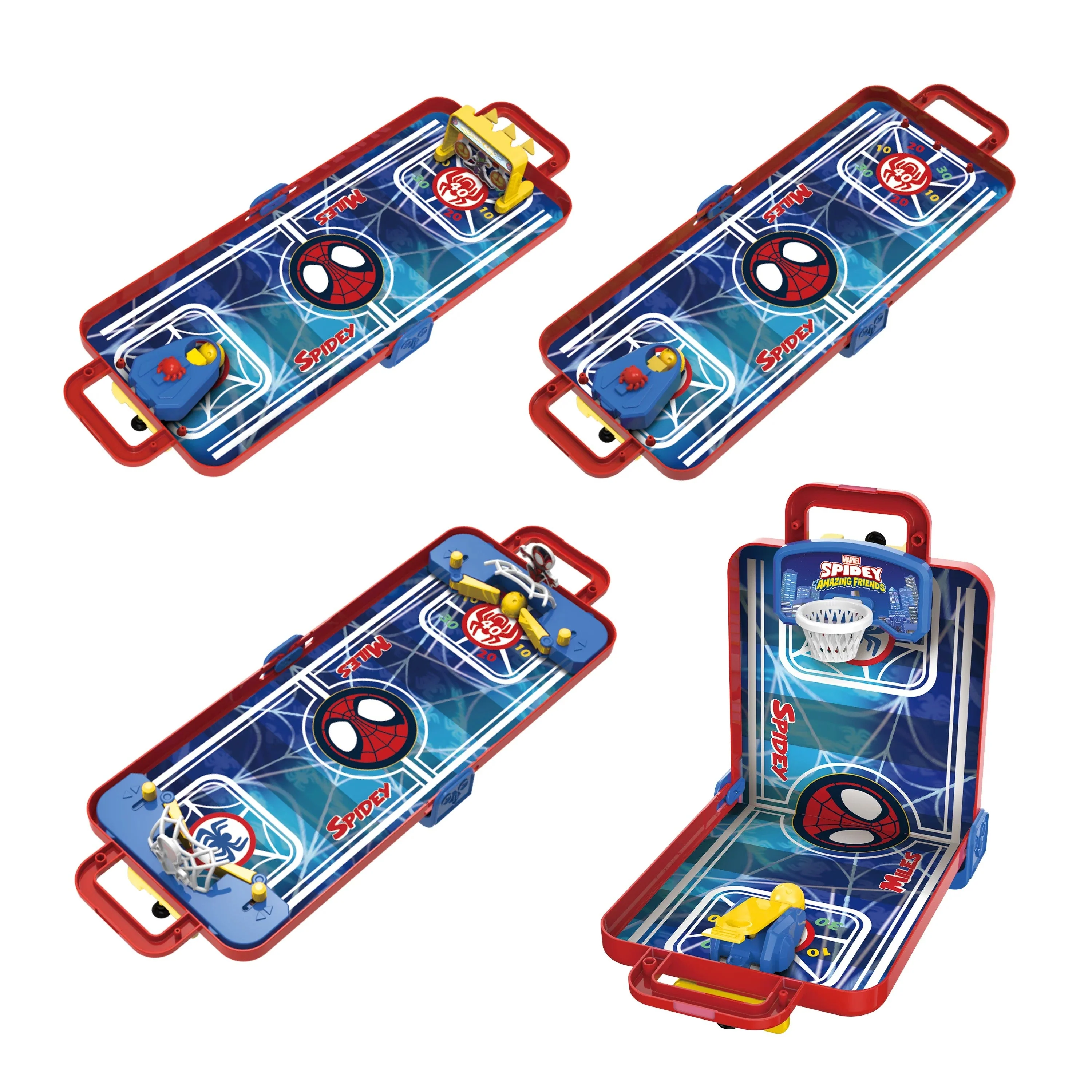 Spidey and His Amazing Friends 4-in-1 Tabletop Game Suitcase Playset - Image 6