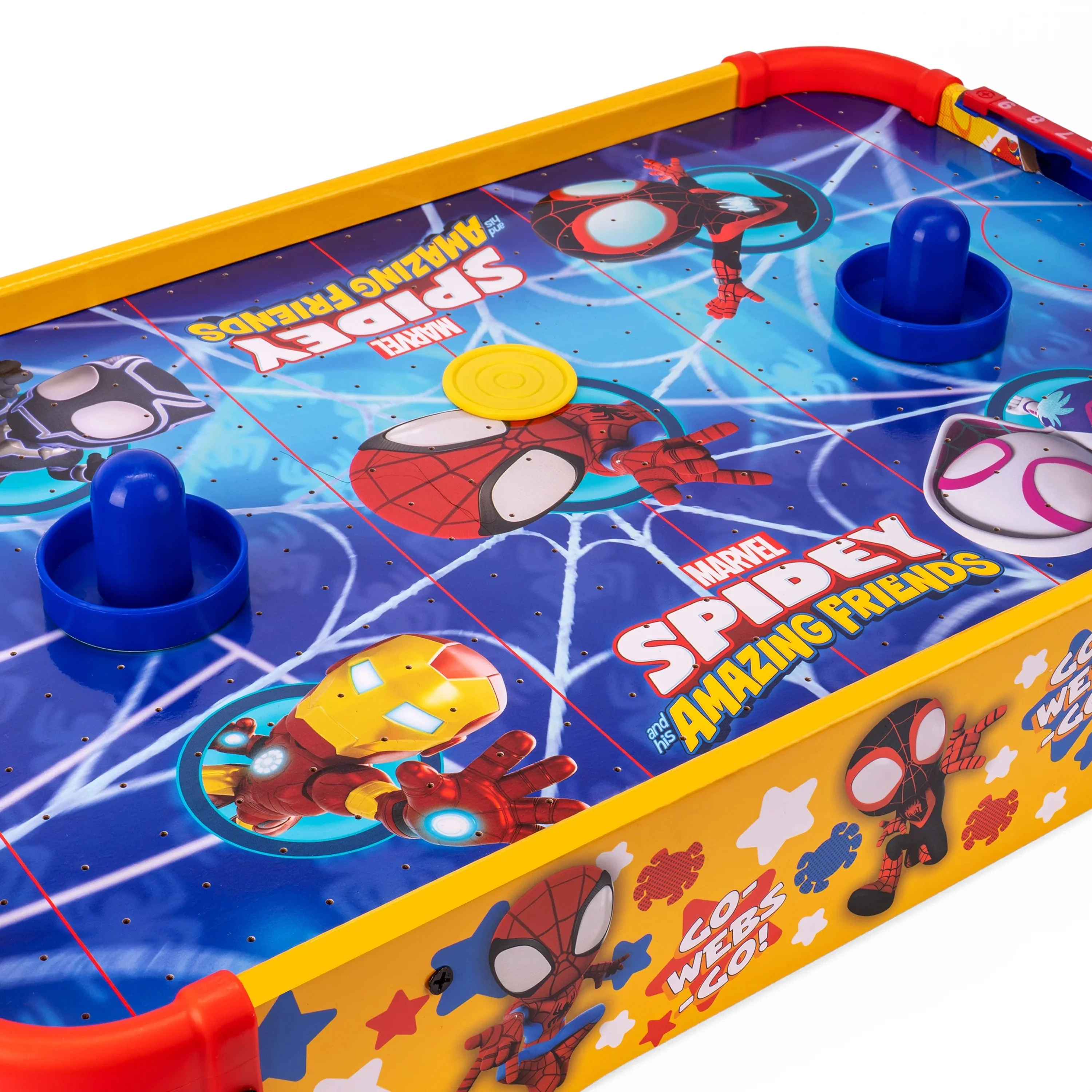Spidey and His Amazing Friends Wooden Electronic Air Hockey Table - Image 4