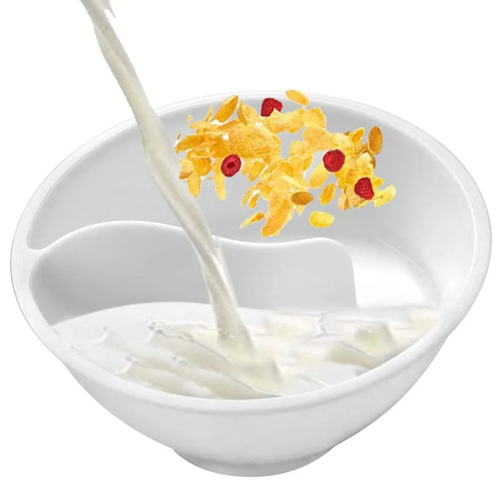 Spiral Slide Partitioned Cereal Bowl - Image 3