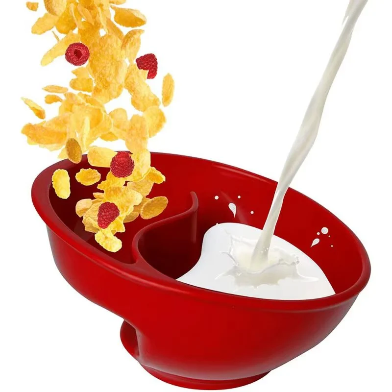 Spiral Slide Partitioned Cereal Bowl - Image 4