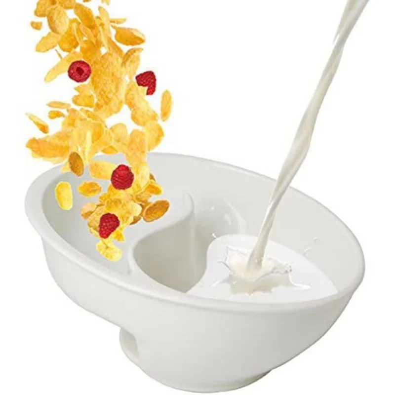 Spiral Slide Partitioned Cereal Bowl - Image 5