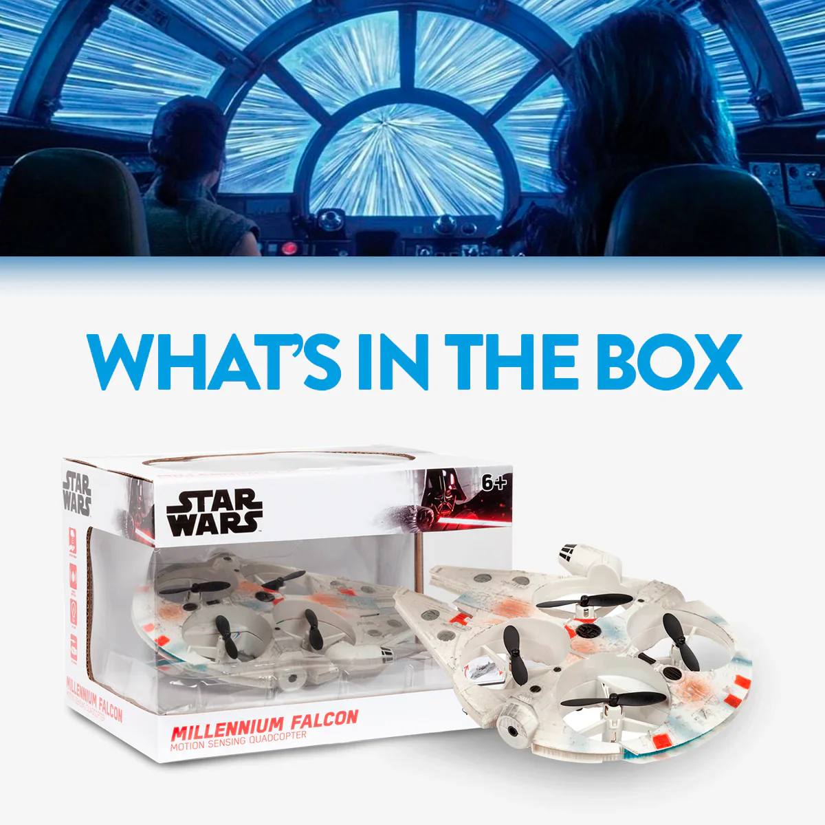 Star Wars Millennium Falcon Motion-Sensing Quadcopter - Image 2