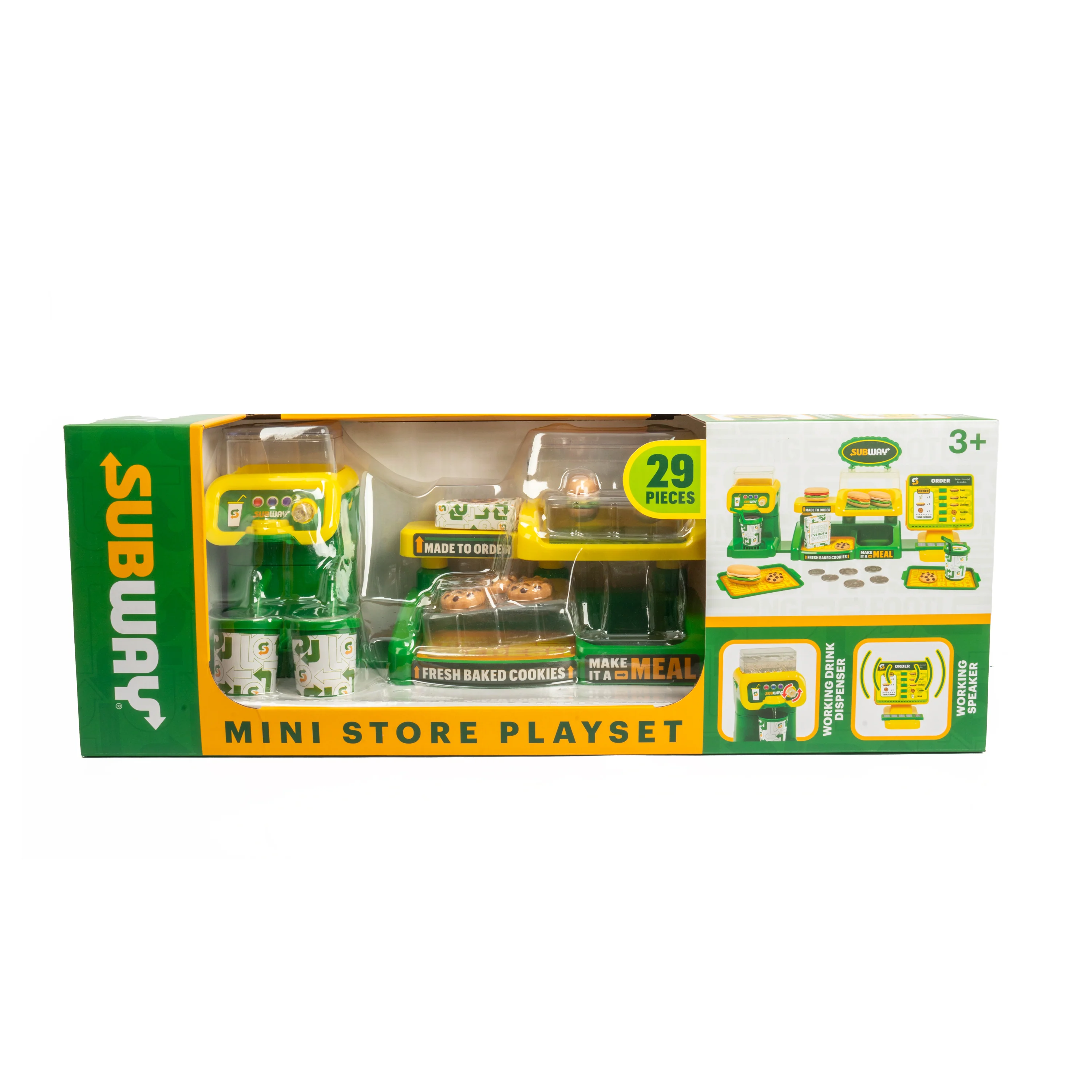 Subway Mini Restaurant Playset – 29 Piece Pretend Sandwich Shop - Image 5
