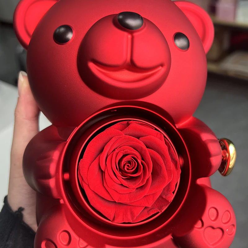 Teddy Bear - Eternal Rose Gifts Box - Image 3