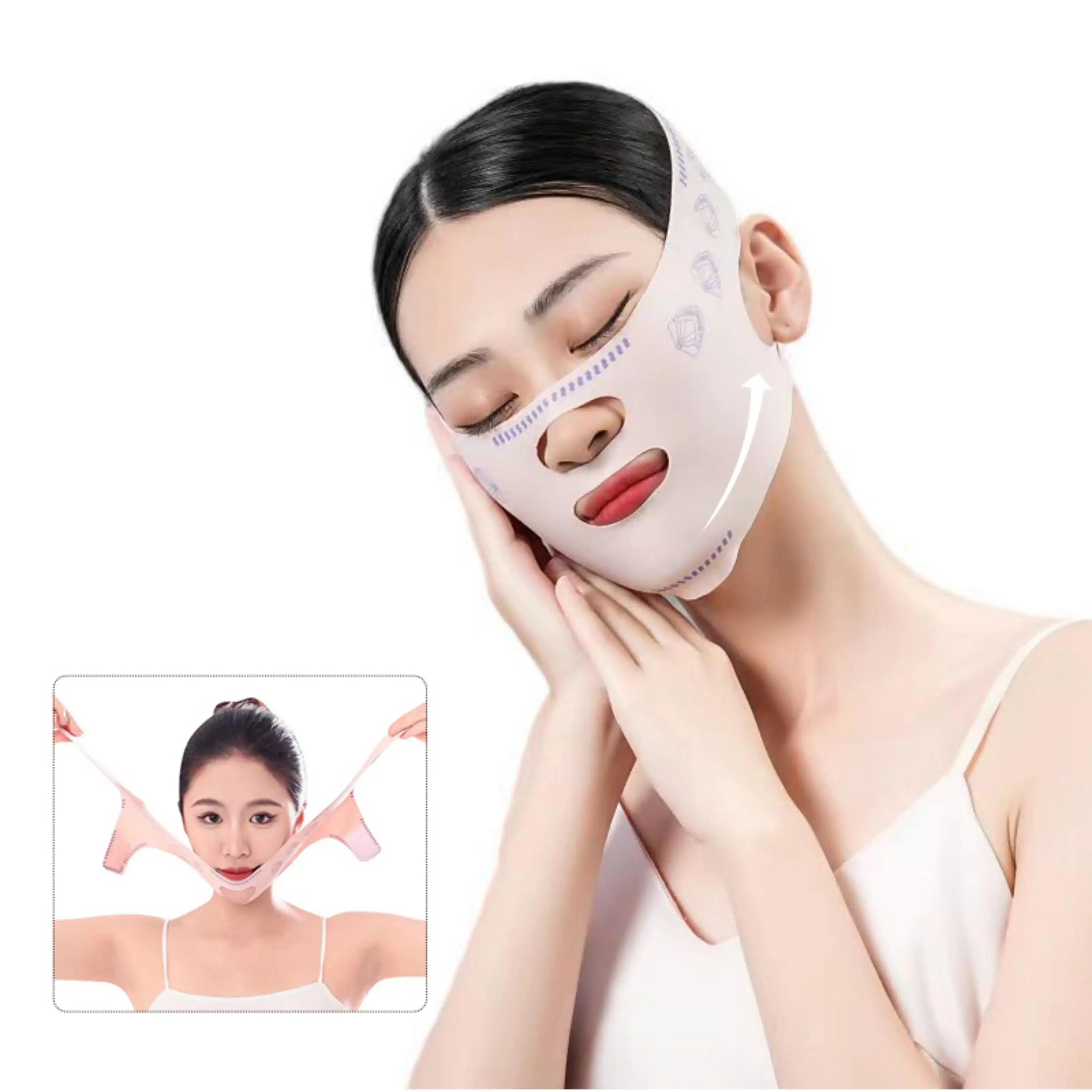 V Face Slimming Mask – Chin & Cheek Lift Up Bandage - Image 4