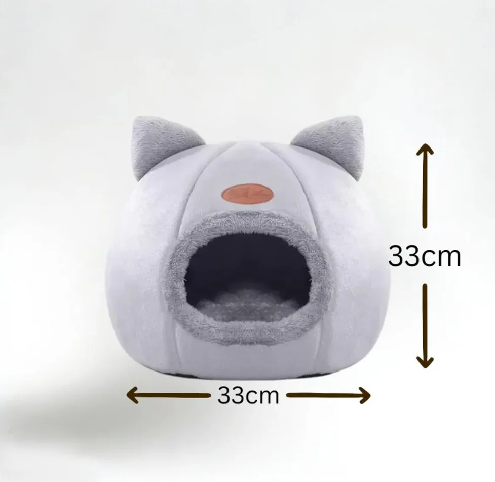 Warm Pet House with Soft Cushion – Semi-Enclosed Bed for Cats and Small Dogs - Image 6