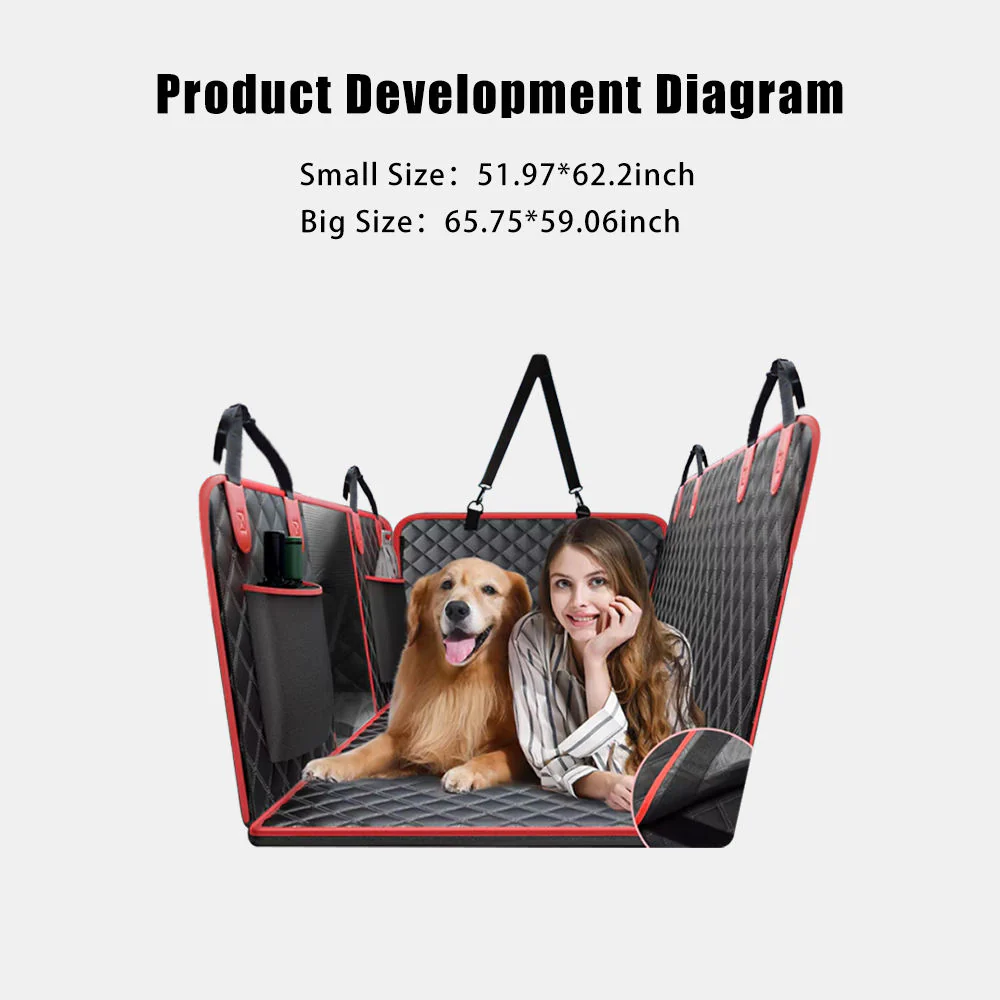 Waterproof Dog Car Seat Cover – Nonslip Back Seat Protector - Image 3