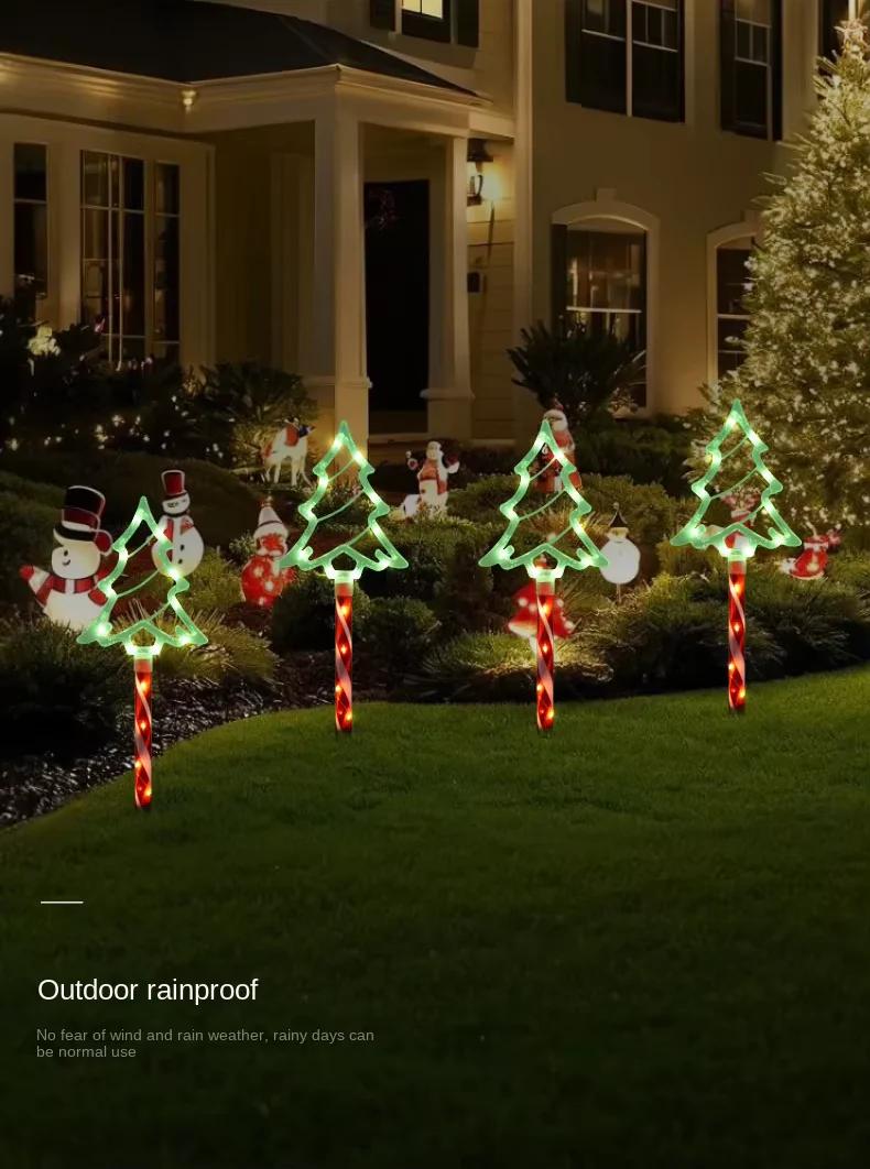 Waterproof Solar-Powered LED Christmas Tree Lights – Outdoor Garden Holiday Decoration - Image 3