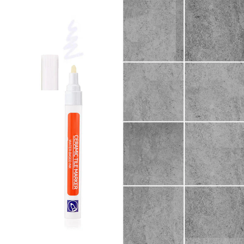 Waterproof Tile Grout Repair Pen – White Seam Restorer for Cleaning, Whitening, and Refreshing Bathroom and Kitchen Tiles - Image 2